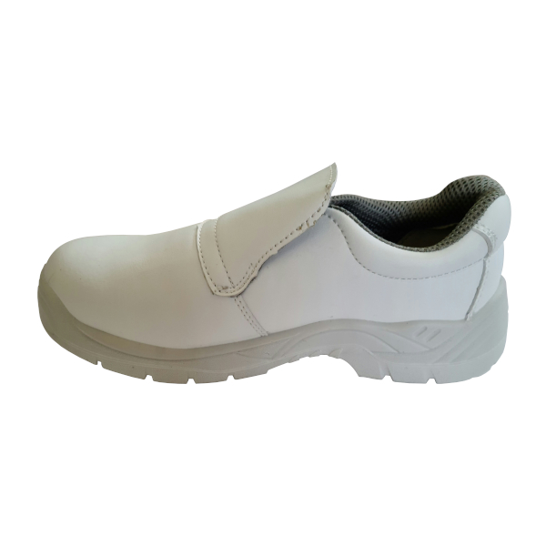 SCARPE ANTINFORTUNISTICHE BIANCHE MOD. SILVER SENZA LACCI TG.41 - F.lli  Pavone s.r.l.