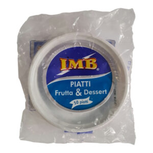 PIATTI DESSERT MONOUSO IMB 50pz